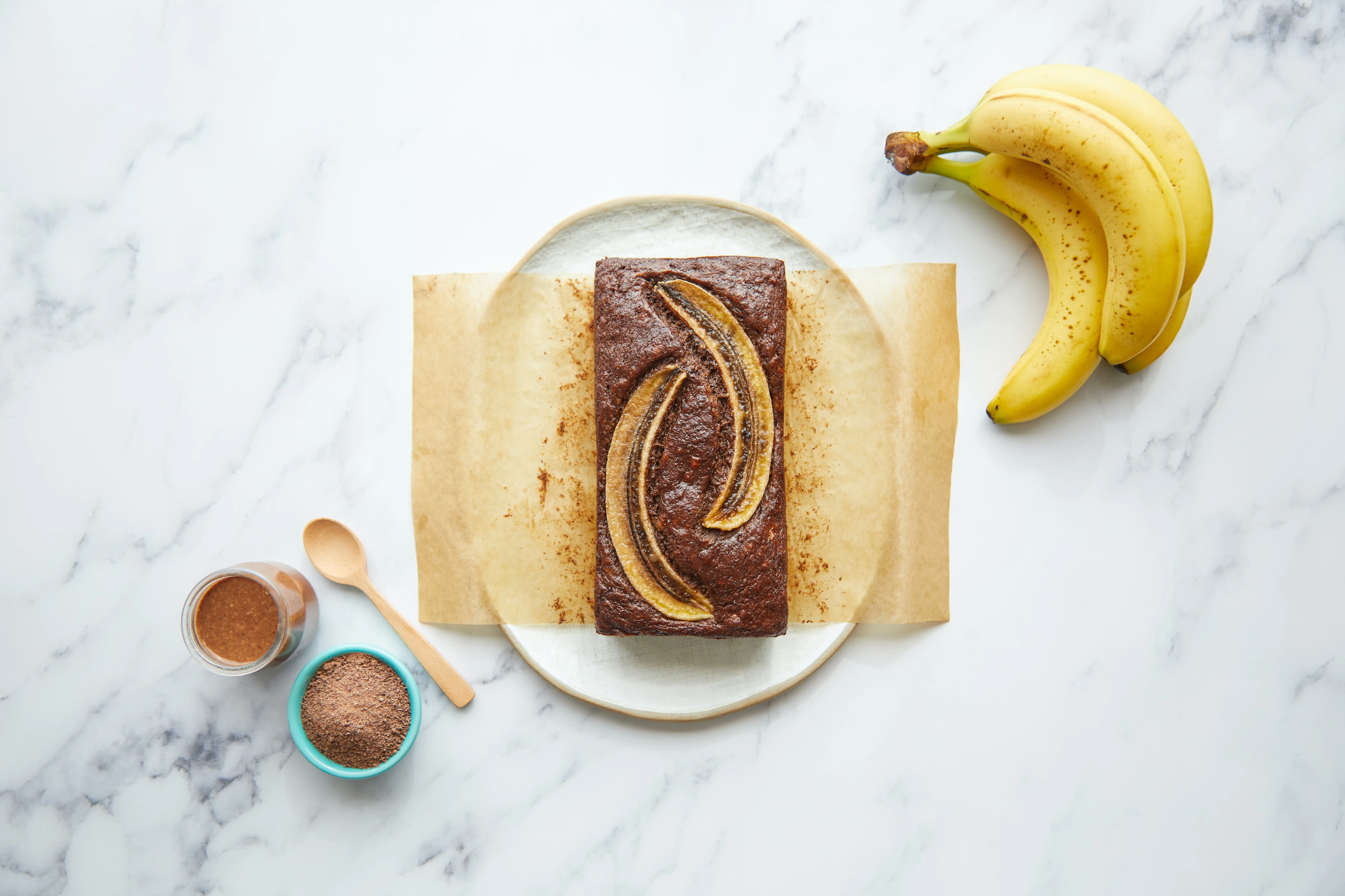 Banaan chocolade cake